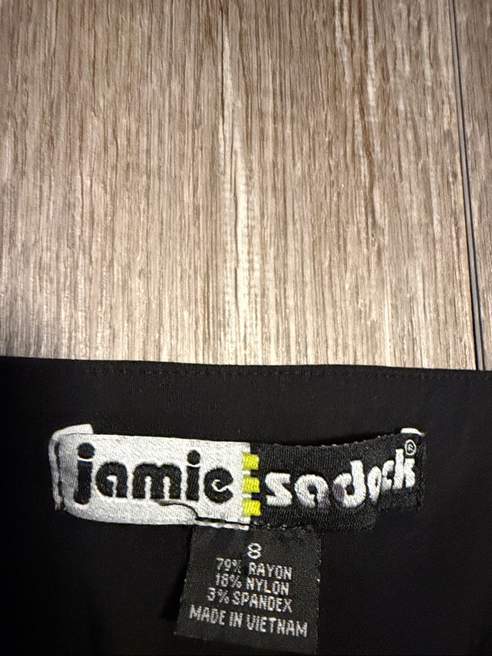 jamie sadock Black Straight-Leg Pants with Contrast Zippers - Picture 2 of 6